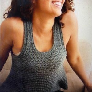 NWOT Aerie Sweater Scoop Neck Tank Knit M